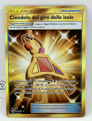 Pokemon Tour of the Islands Pendant 256/236 Full Art Hyper Rare Ita Mint/NM