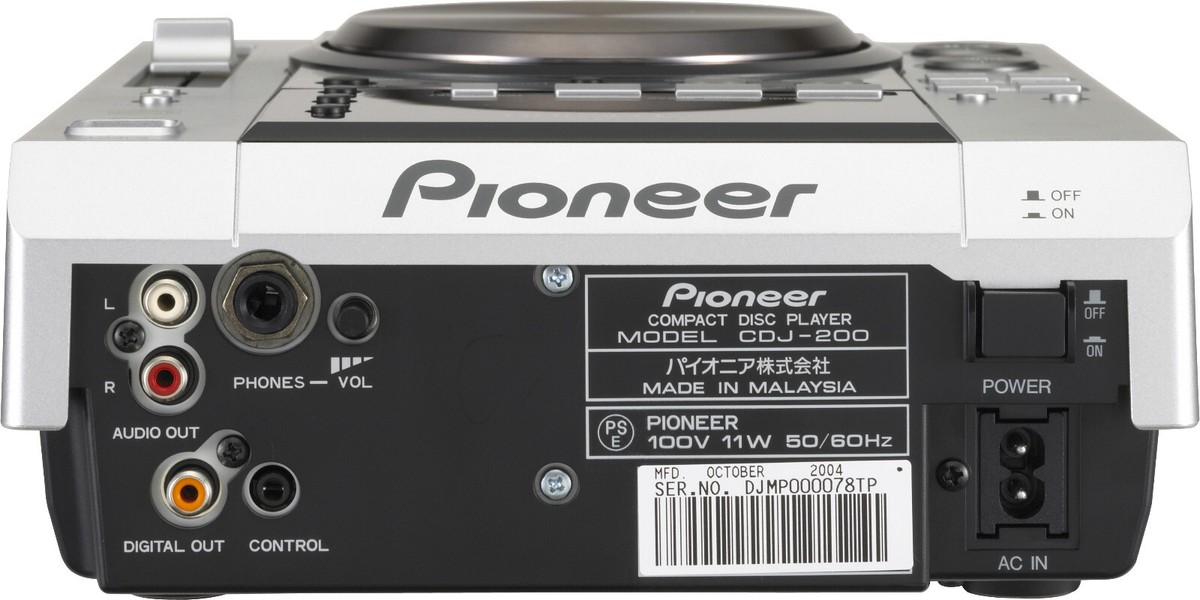 Pair Pioneer CDJ-200 DJ Turntable Player Controller Mix Loop CD
