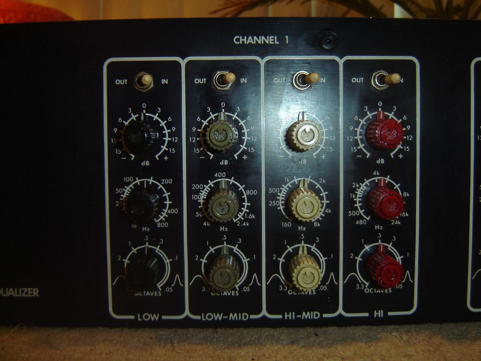 Ashly SC-66 Original Latter Version, Stereo Parametric Equalizer Eq Vintage Rack - Image 3 of 4
