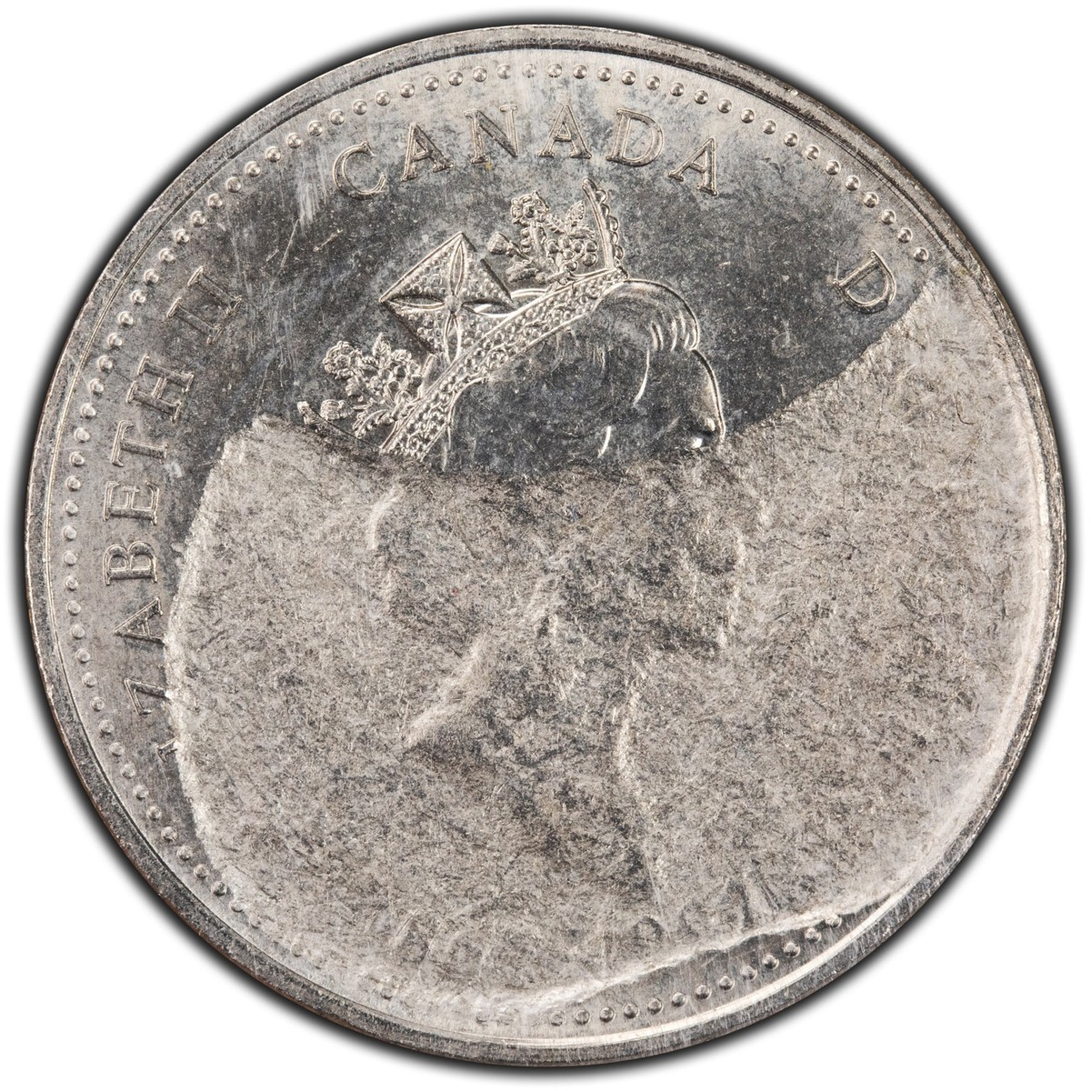 Canada 1992 NWT 25 Cents Quarter Coin - ICCS MS-60 Large