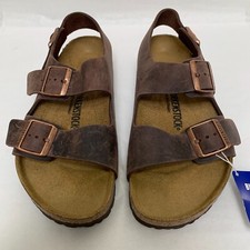 New with Box Birkenstock Milano Habana Oiled Leather Regular Width - Select Size