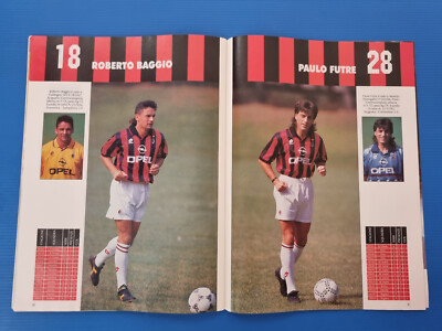 Magazine Forza Milan! Septembre 1998 – Bierhoff, Baggio, Del Piero + Calendrier Serie A