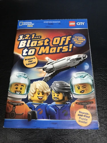 Lego City - National Geographic Kids- 3,2,1... Blast off to Mars! Mission Map