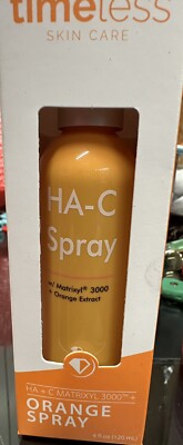 1 × Timeless  HA + C  MATRIXYL 3000 + ORANGE SPRAY  Made in USA   4 fl oz/120 mL