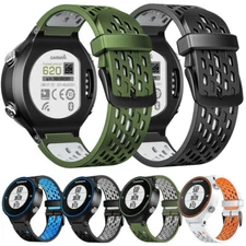 Silicone Watch Strap Band for Garmin Approach S20 S6 Forerunner 235 735 230 630