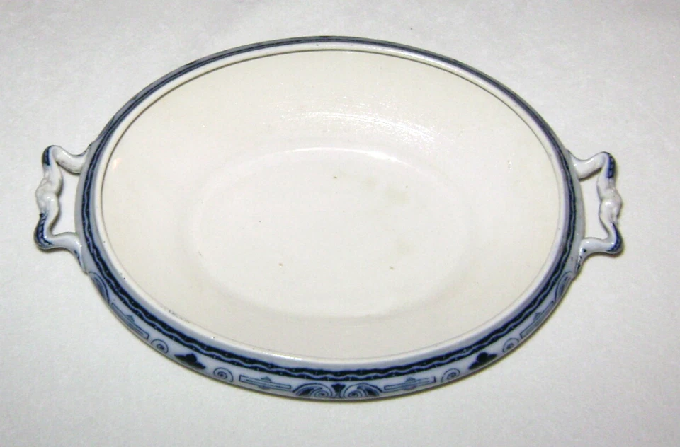 Cuenco para servir 1915 patrón real de Albion Bourne Leigh Pottery England Foto 2 de 4