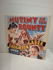 MUTINY ON THE BOUNTY 1935,Laserdisc Clark Gable  INTERT..  