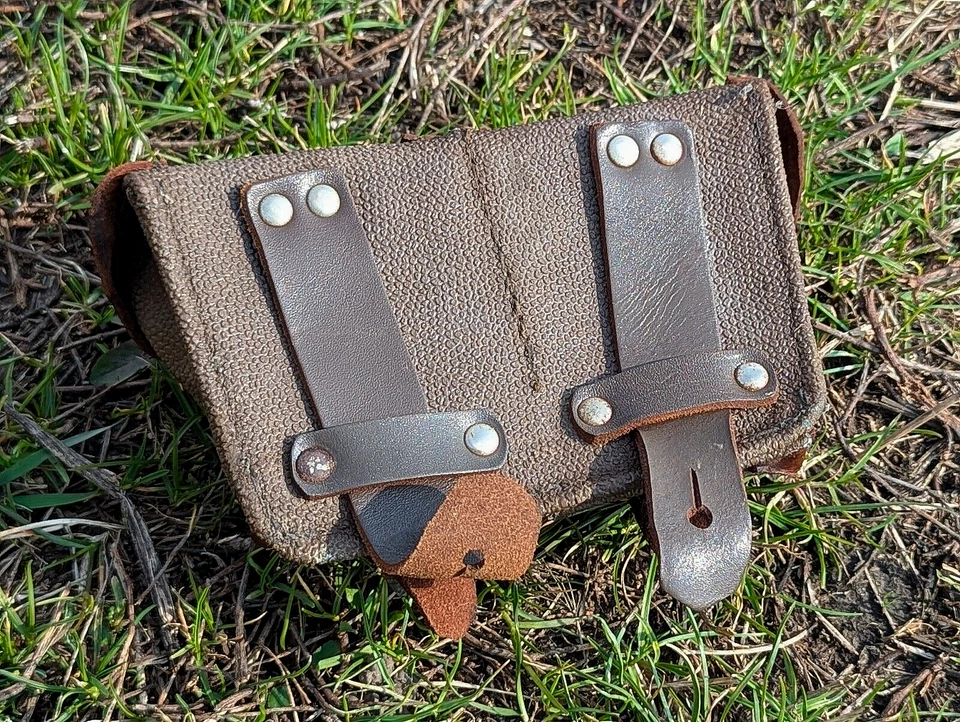 Rusia Soviética URSS WW2 Mosin Nagant Rifle Eslinga Munición Bolsa Soporte Estuche Foto 3 de 4