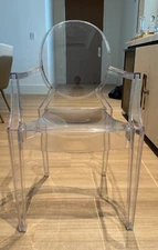 Kartell Louis Ghost Chairs (Philippe Starck) (Price Is Per Chair - 3 Total)