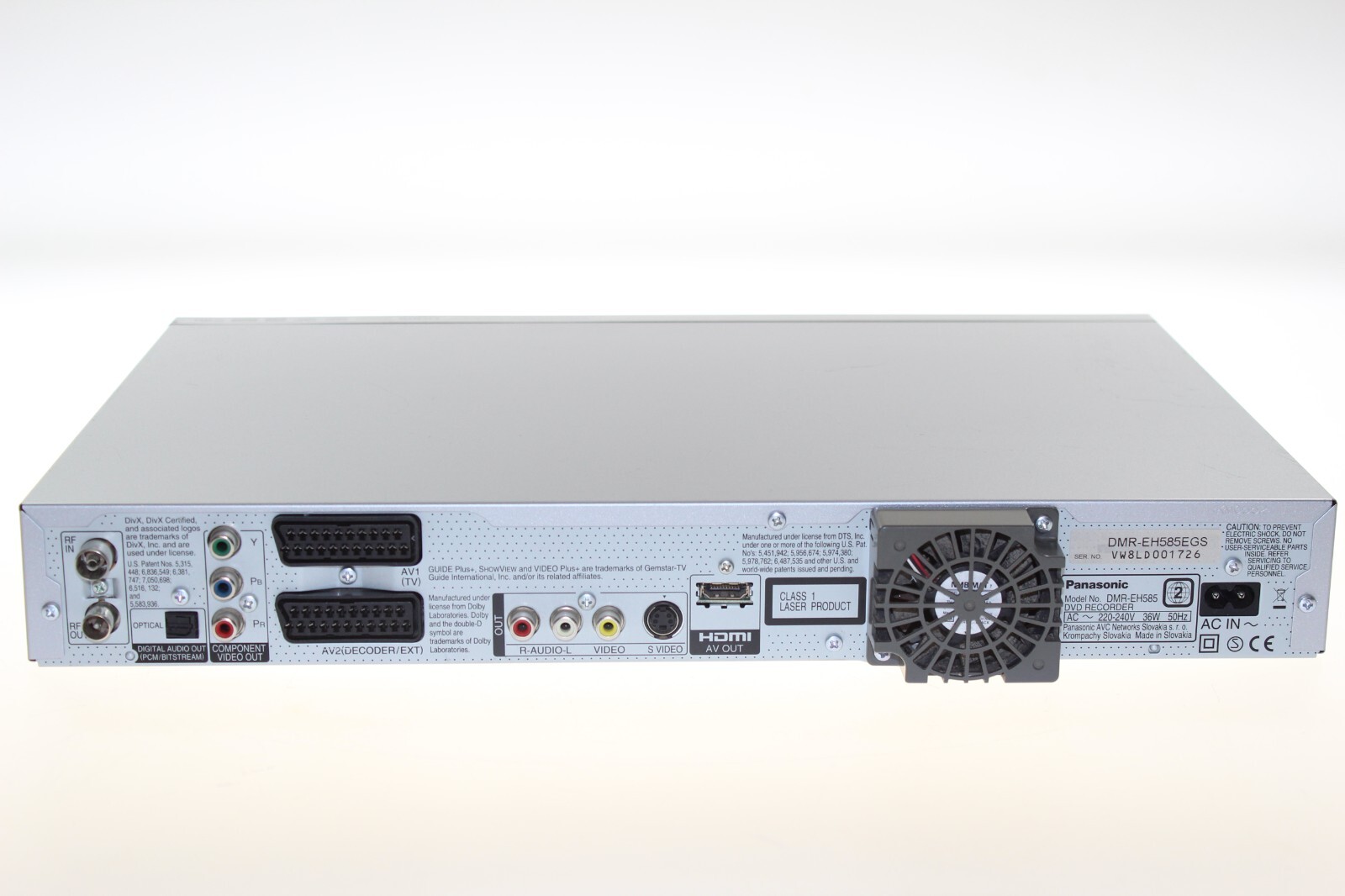 Panasonic DMREH585 DVD Recorder HDD 250GB Festplatten mit