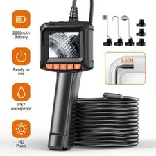 Endoscope Industriel Caméra Simple Double Objectif Voiture Inspection Endoscope Étanche