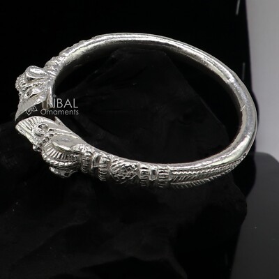 vintage silver bangle セット 925 silver handcrafted vintage antique style gorgeous cuff kada