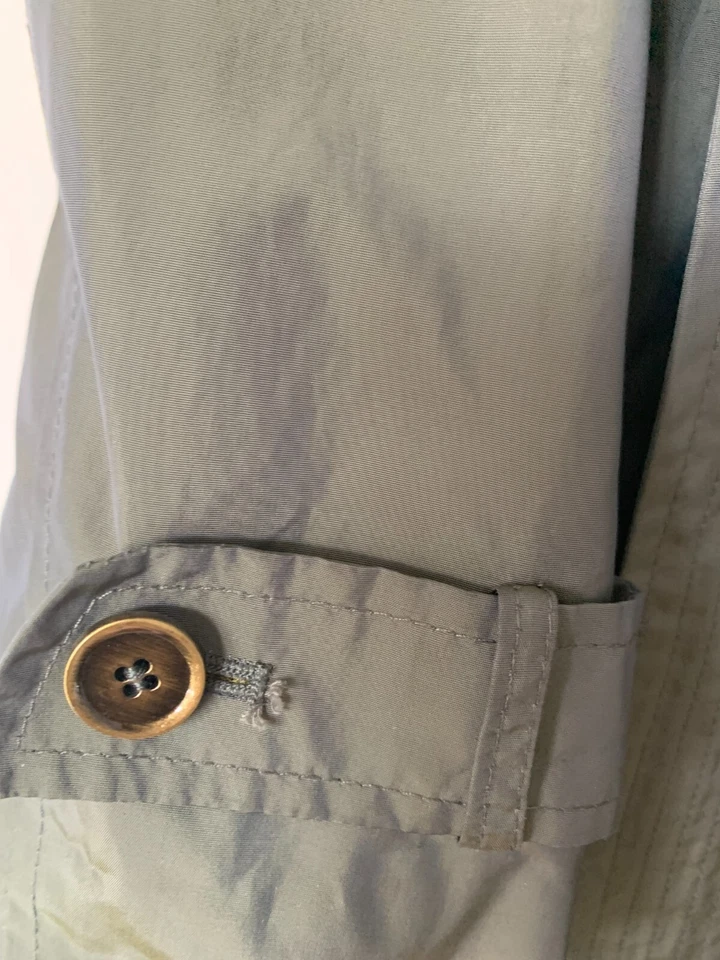 Gabardina Cole Haan Thermore aislada extraíble verde brillo talla S Foto 4 de 4