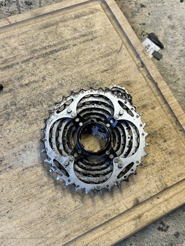 9 Speed Shimano XT (I Believe ) Cassette