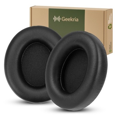 Geekria Sheepskin Ear Pads for Beats Studio Pro Headphones (Black)