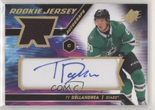 2020-21 SPx Rookie Auto Jersey Gold Spectrum 38/49 Ty Dellandrea #TD Auto 3x1