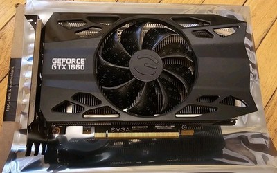 EVGA GeForce GTX 1660 XC Black Gaming, 6GB GDDR5, HDB Fan, 06G-P4-1161-KR