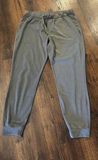 LUXE TRAVEL JOGGERS SIZE LARGE GRAY Members Mark women 1053 