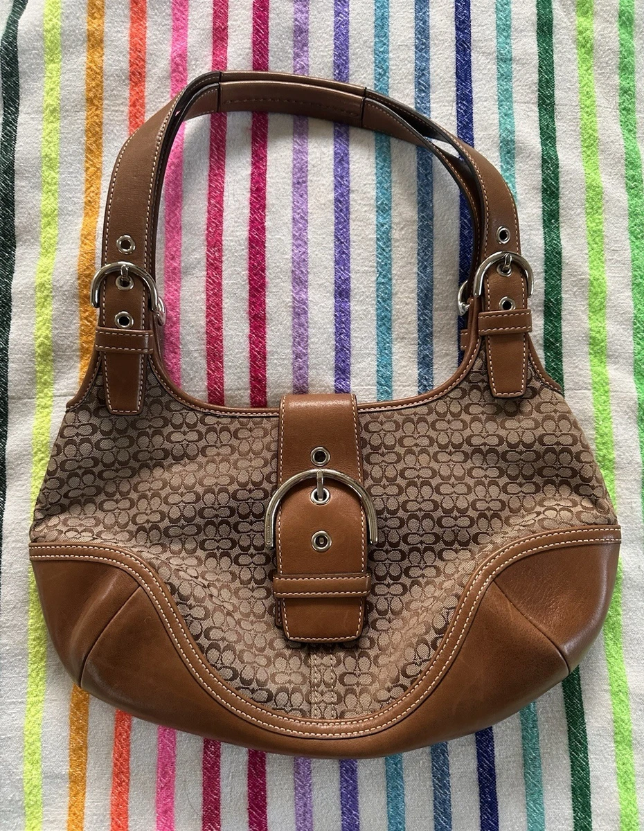 Coach Brown Signature Handbag | eBay