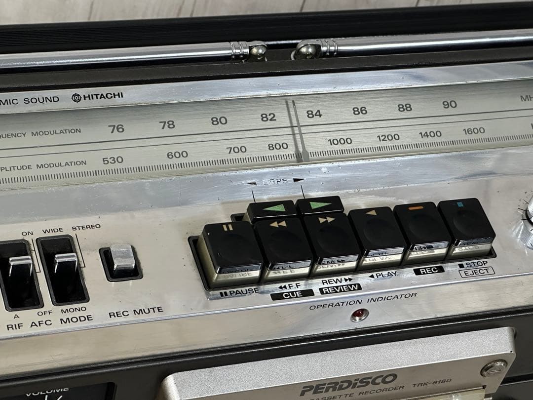 HITACHI TRK-8180 Boombox PERDISCO Maintained From Japan for sale