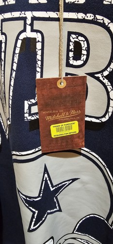 Mitchell & Ness Men's NFL Dallas Cowboys Pullover Sweatshirt Navy Size XXL - Bild 6 von 9