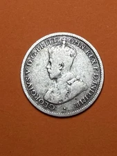 1914 Australia 🇦🇺 Silver 6 Pence (A2993)