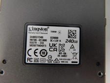 Lot of 6x Kingston A400 SA400S37240G 240GB 2.5" SATA III SSD (Read)