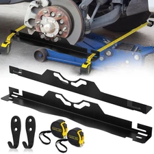 Heavy Duty Toe Alignment Tool Plates, Black Wheel Alignment Tool with 2 Measu...