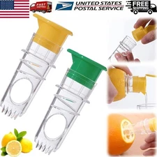 1/2PC Lemon Mini Squeezer Manual Screw Top Lemon Juicer Hand Press Plastic