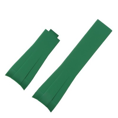 High Quality Waterproof Silicone Watch Strap Elbow Rubber Band 20 21mm for Rolex