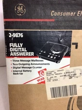GE Answering System, Fully Digital Family Answering System 2-9876 - N.O.S.