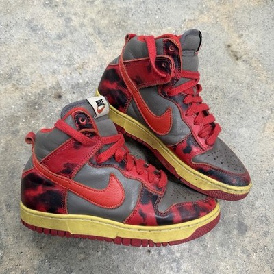 Size 4 | Nike Dunk High 1985 ''Red Acid Wash'' | DD9404-600 | Youth