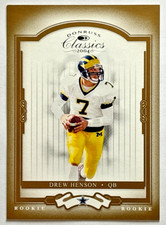 Drew Henson 2004 Donruss Classics Rookie Card /500 Dallas Cowboys RC #226. rookie card picture