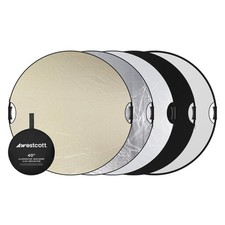 Westcott Illuminator 40 Inch 5 In 1 Reflector QuickGrip Handles PRO
