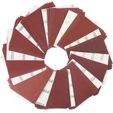 LotFancy 1/4 Sheet Sandpaper for Palm Sander, 50PCS 4.5in x 5.5in, Assorted