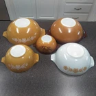 5 Piece Pyrex Cooking Bowls