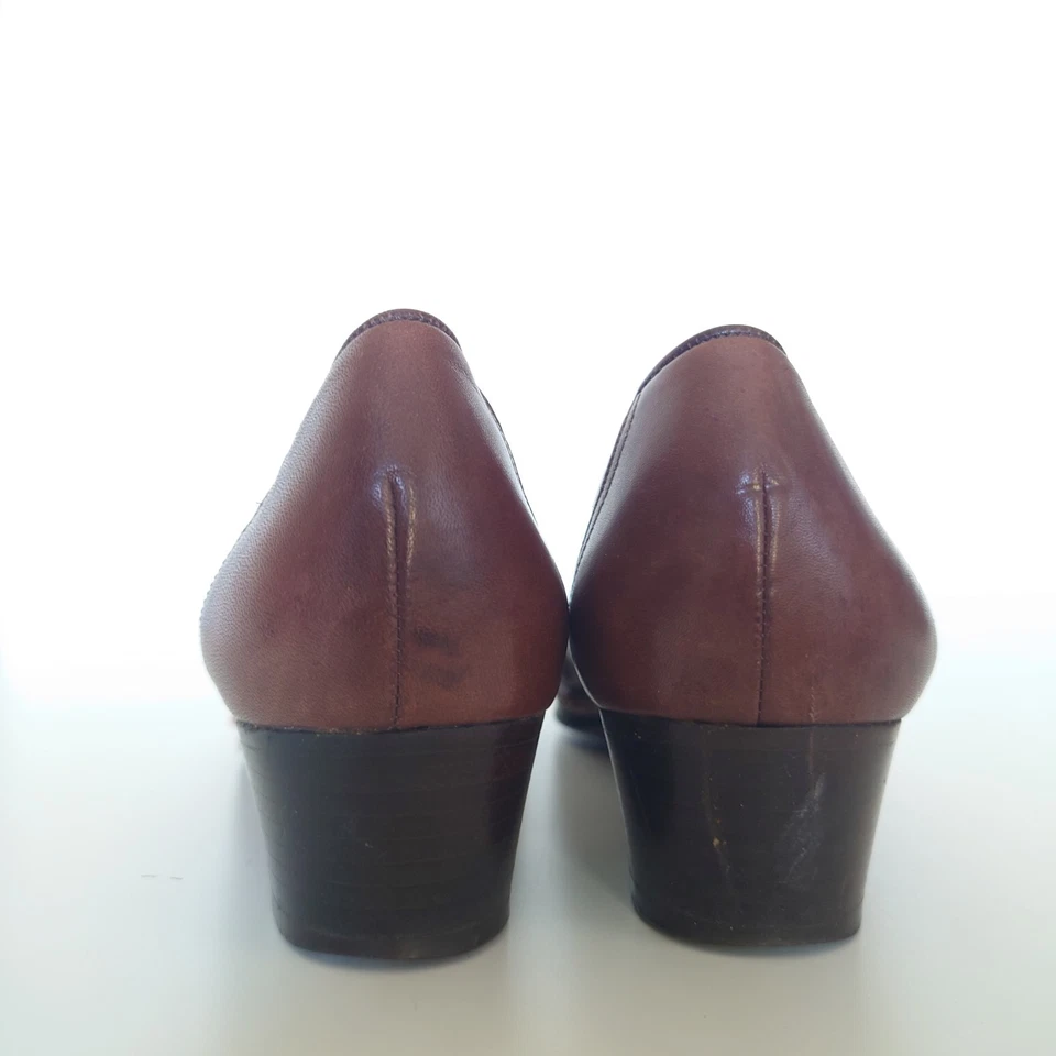 Mocasines de cuero marrón Amalfi by Rangoni Castoro Italia EU 37 AU 6.5 US 6.5 UK 4.5 Foto 3 de 4