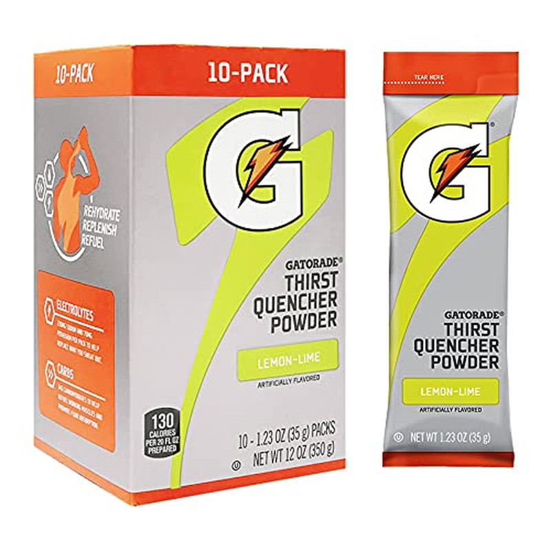 The Gatorade Company Gatorade Thirst Quencher Powder, 1.23Oz Packets, Makes 20 O