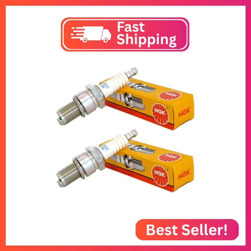 NGK 6578 Spark Plugs BPR4ES - Pack of 2, Copper