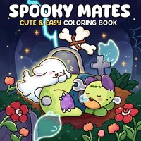 Malbuch FüR Erwachsene & Teens - Spooky Mates, Gruselige Charaktere, Entspannung