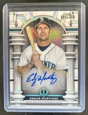 2023 Topps Tribute Edgar Martinez Olympus Auto #094/100 Mariners