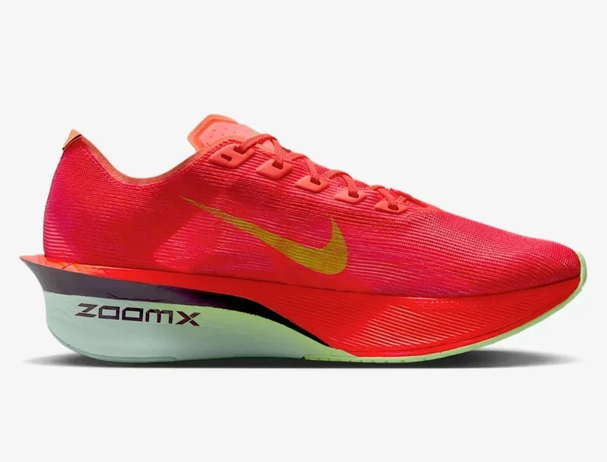Size 10.5 - Nike ZoomX VaporFly Next% 4 Bright Crimson for sale