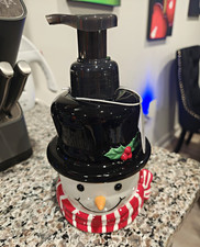 Bath Body Works Snowman Christmas Refillable Soap Dispenser