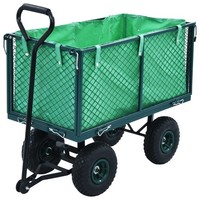 Gartenwagen GrüN 350Kg Bollerwagen Handwagen Transportwagen Transportkarre
