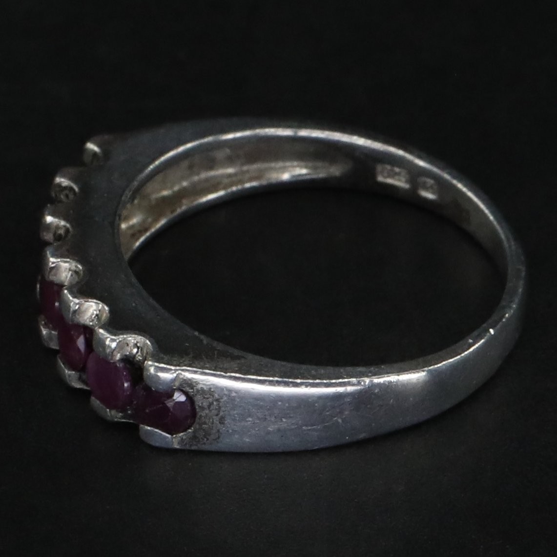 Sterling Silver - ROSS SIMONS Round-Cut Ruby Pave… - image 3