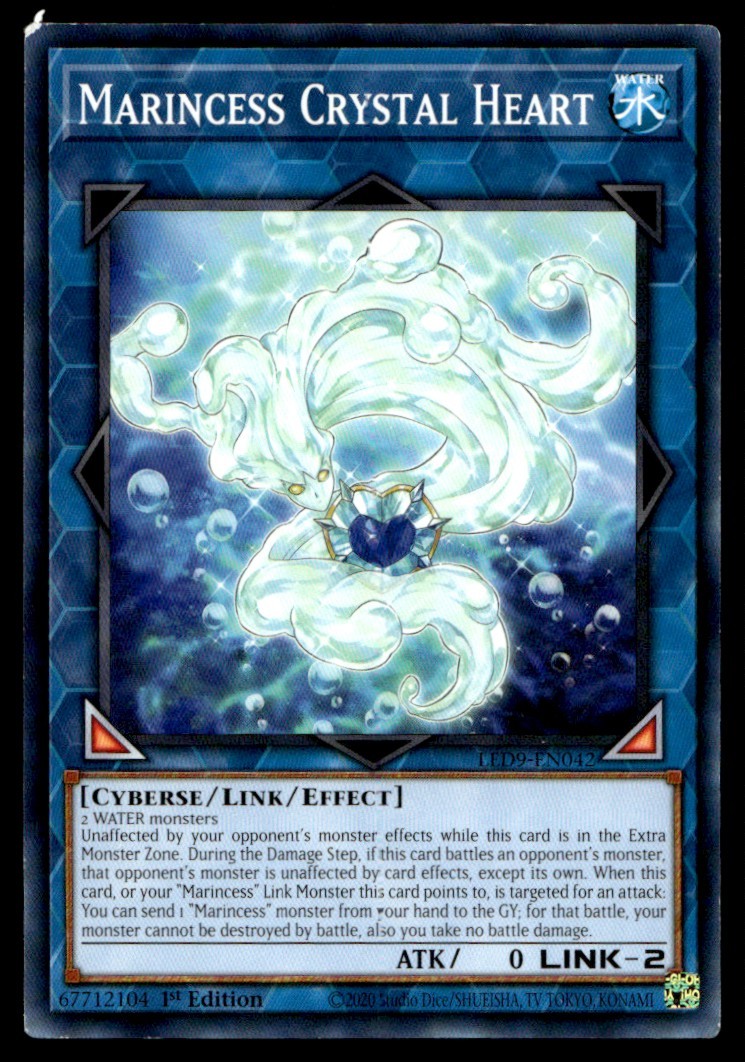 Marincess Crystal Heart - LED9-EN042 - 1st Edition - YuGiOh
