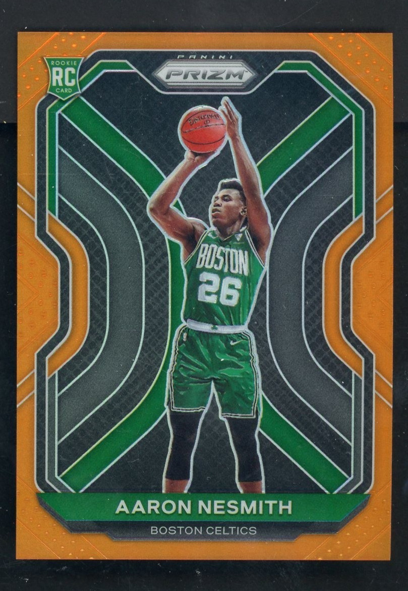 2020-21 Panini Orange Prizm #282 Aaron Nesmith Boston Celtics RC Rookie 12/49
