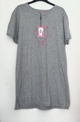 Graues Love Island T-Shirt-Kleid Größe M von I Saw It First neu mit Etikett