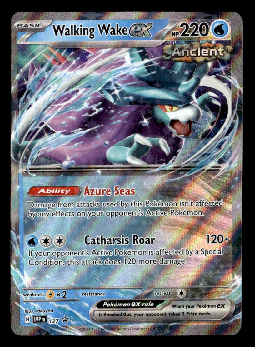 Pokemon Walking Wake ex #127 tcg Near Mint or Better