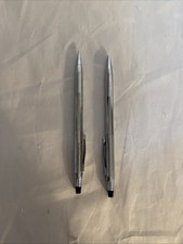 Cross Classic Ballpoint Pen  Pencil Set - Chrome No Box